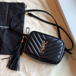 Saint Laurent Lou quilted chevron belt bag